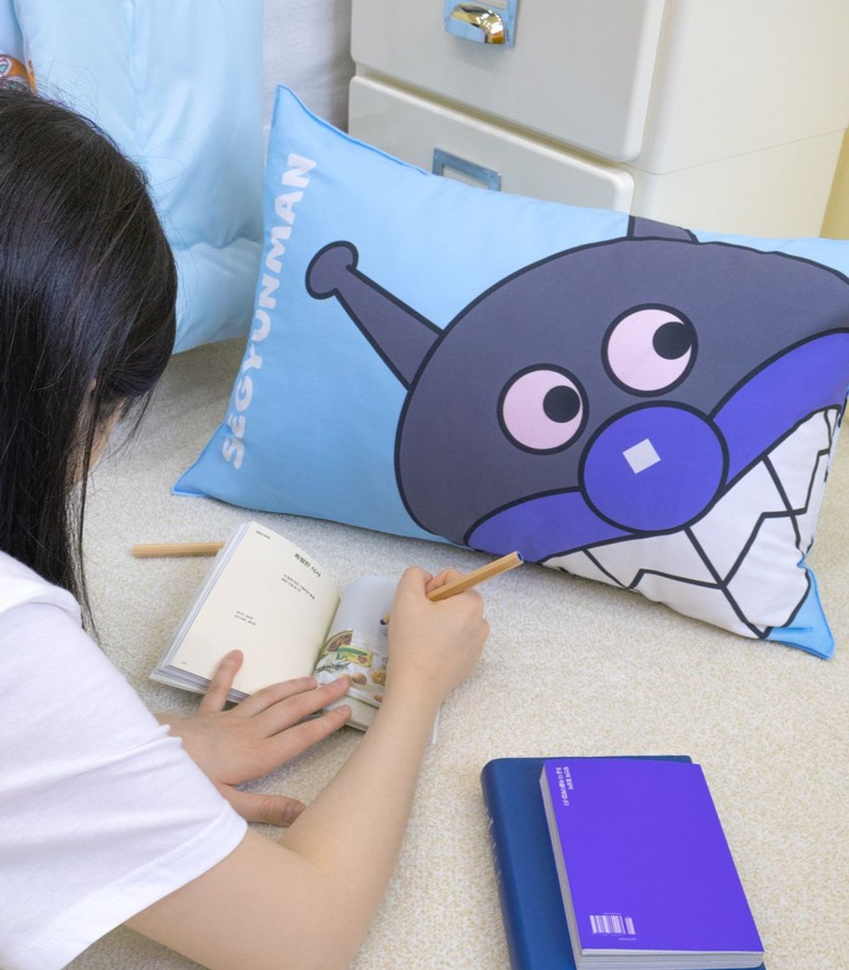 나라홈데코(NARAHOMEDECO) 호빵맨 베개커버 세균맨