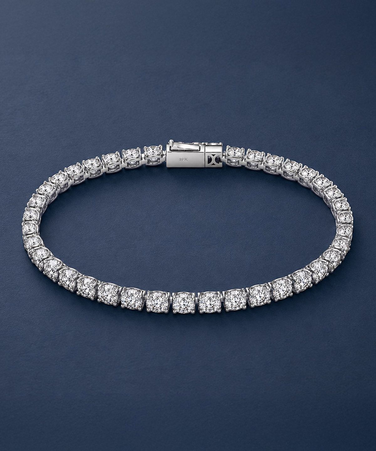 엘렌쥬얼리(HELENE JEWELRY) 14K 18K 랩 다이아몬드 2부 4프롱 엘렌 테니스 금 팔찌