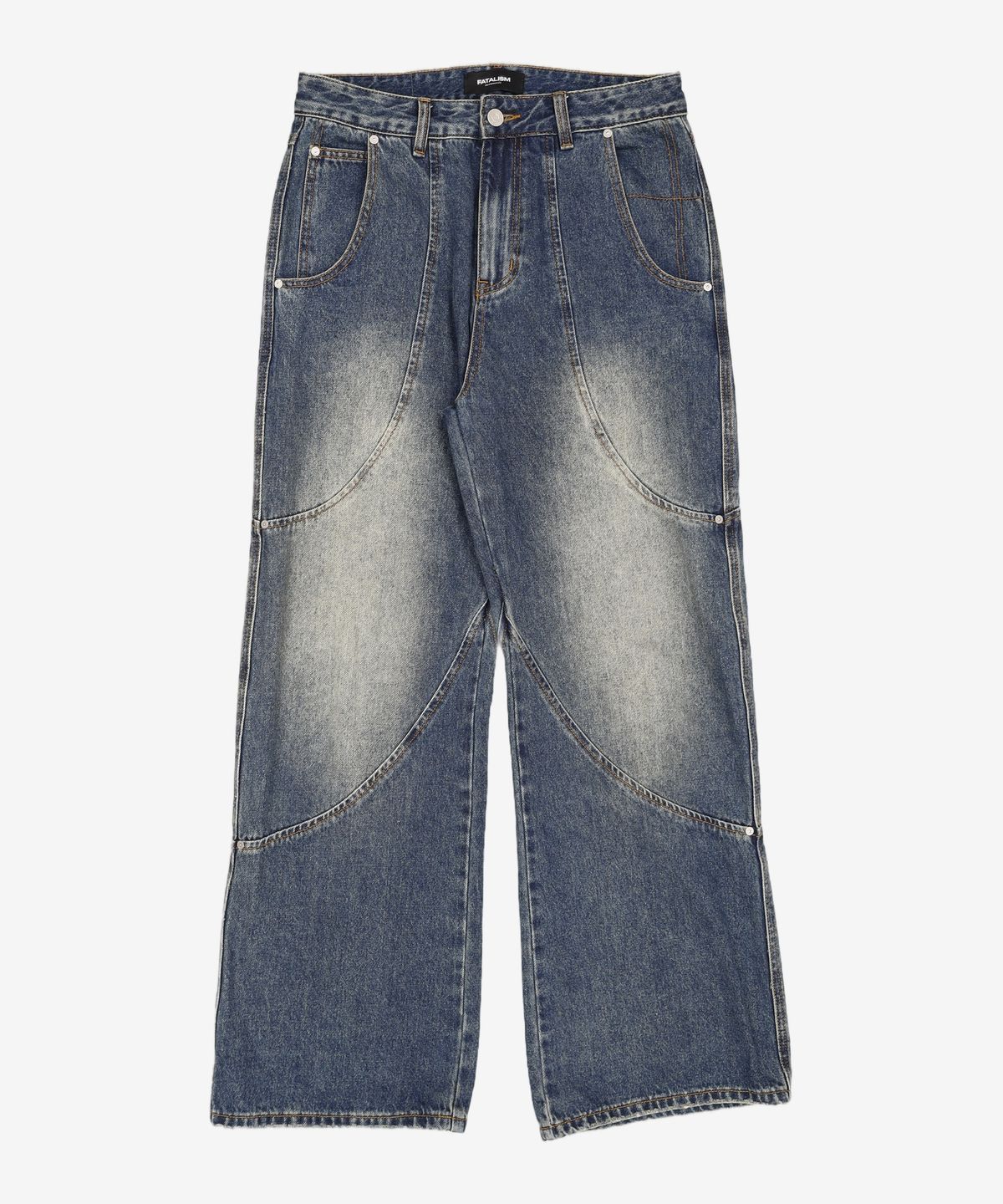 페이탈리즘(FATALISM) #0346 blue wave wide flare fit 46