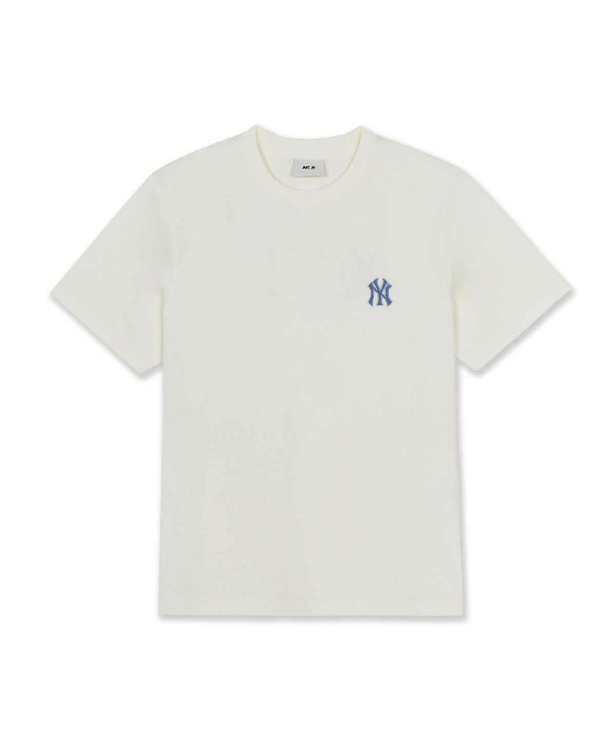엠엘비(MLB) 빈티지 등판 그래픽 세미 오버핏 반팔 티셔츠 NY (Cream)