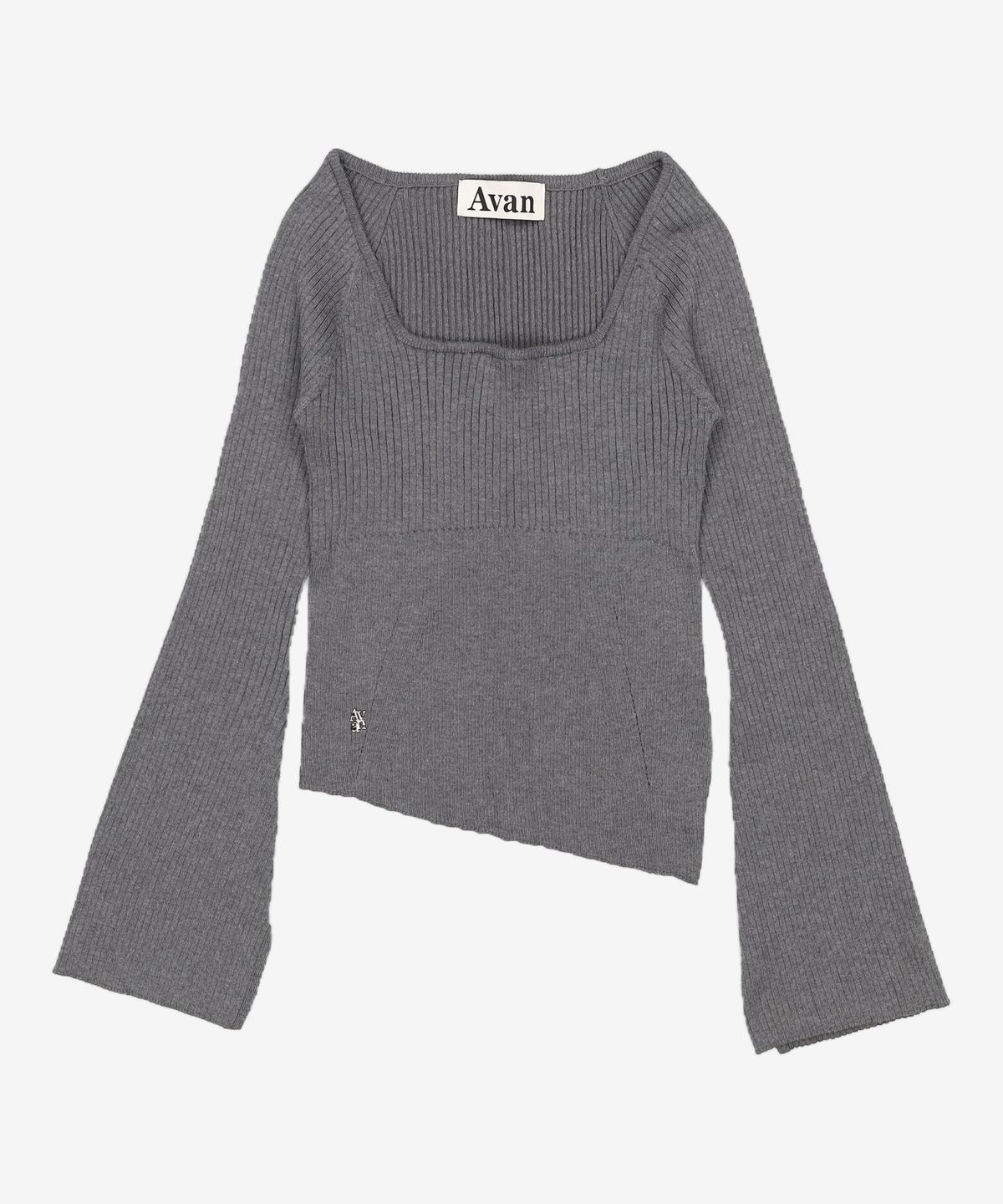어반드레스(AVANDRESS) Abi Square-neck Knit - 3COL