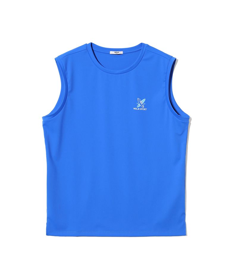 남성 UCLA 서핑 래쉬가드 슬리브리스[BLUE](UCRST43)