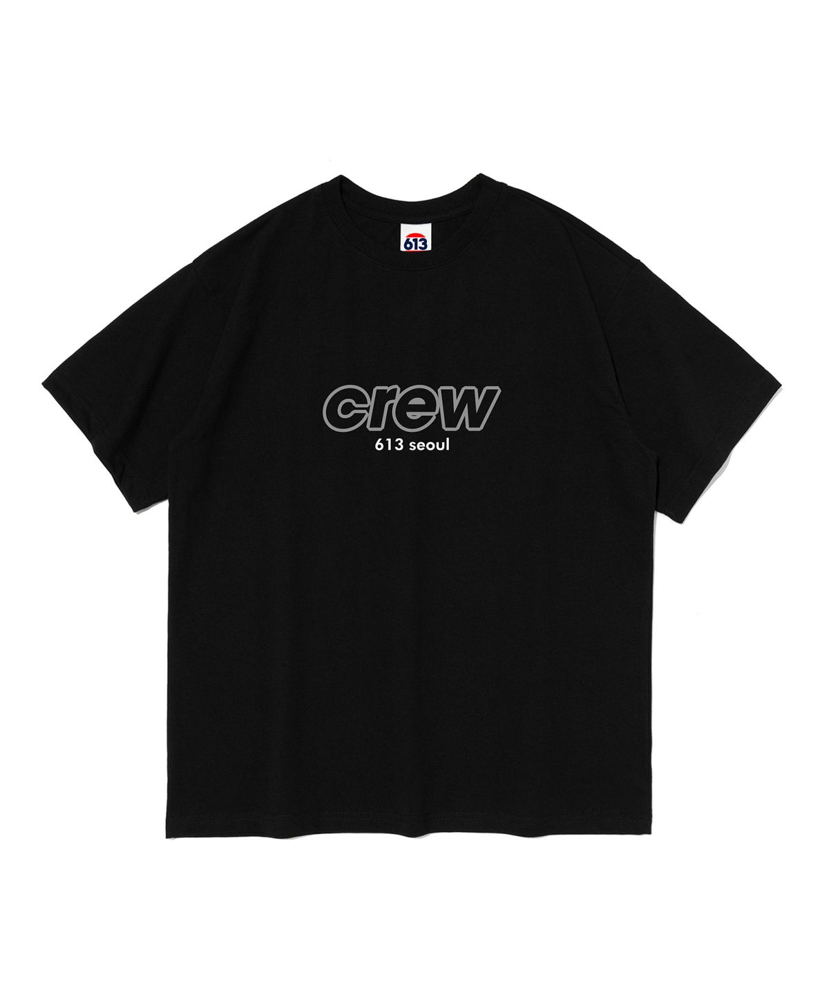 613서울(613SEOUL) 613 크루 그래픽 반팔 티셔츠 (블랙)