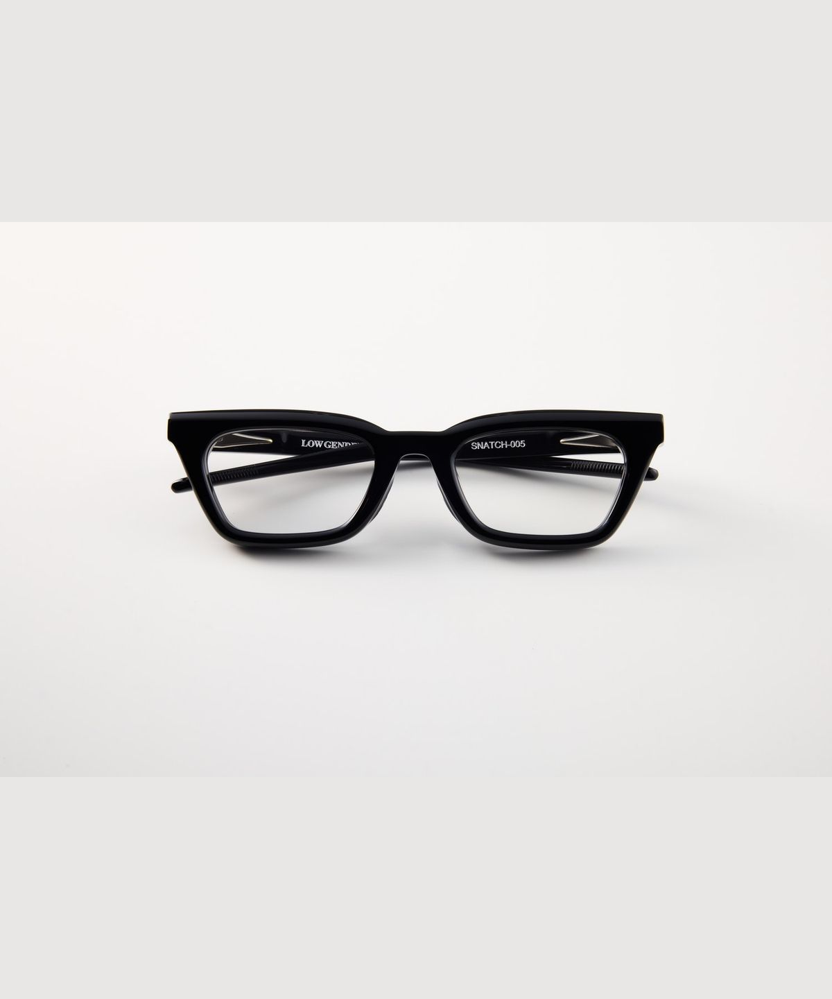 로우 젠더(LOW GENDER) SNATCH NO.005 - BLACK(CLEAR LENS)