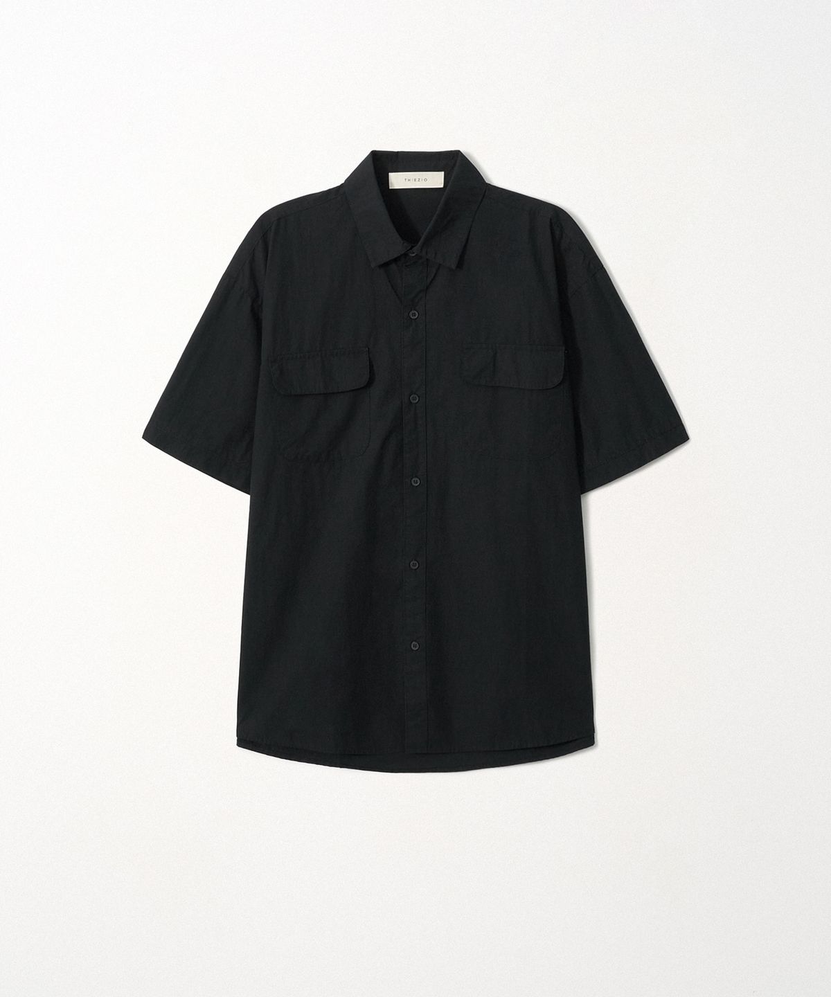 이지오(EZIO) Breeze Pocket Half Shirt_Black
