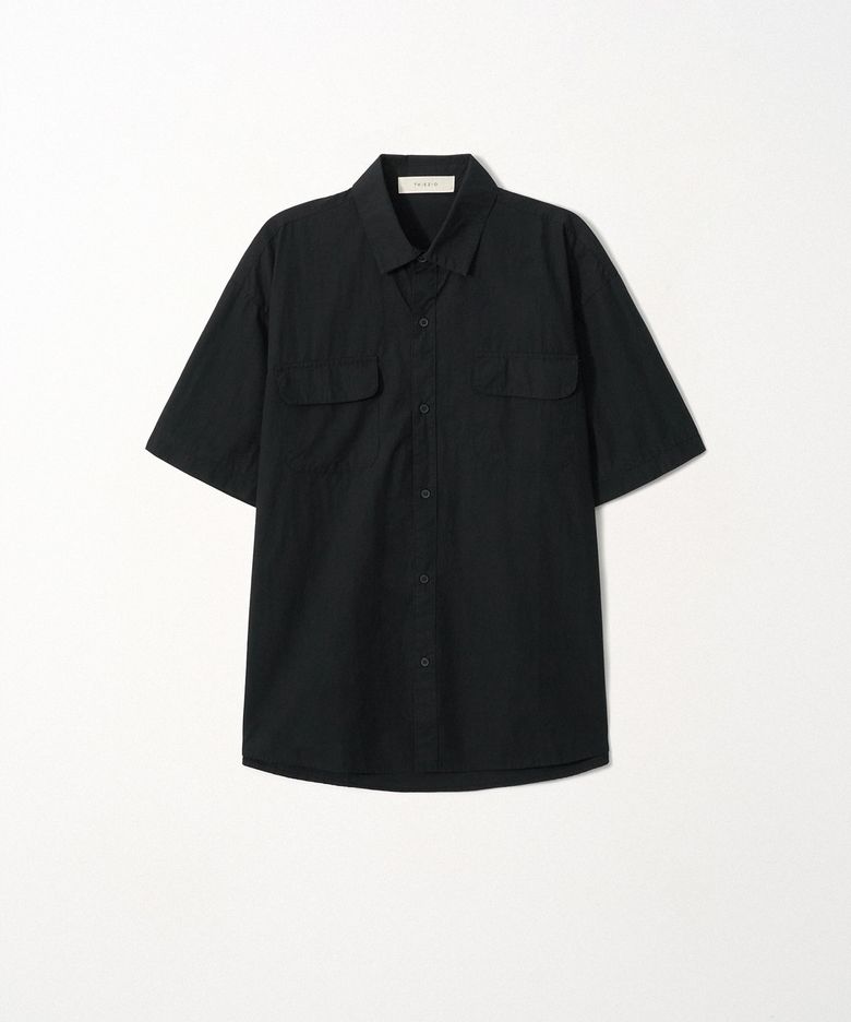 Breeze Pocket Half Shirt_Black