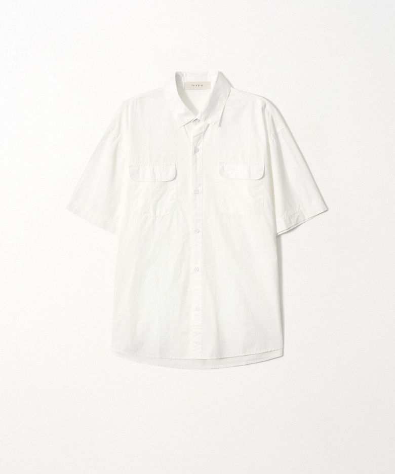 Breeze Pocket Half Shirt_White