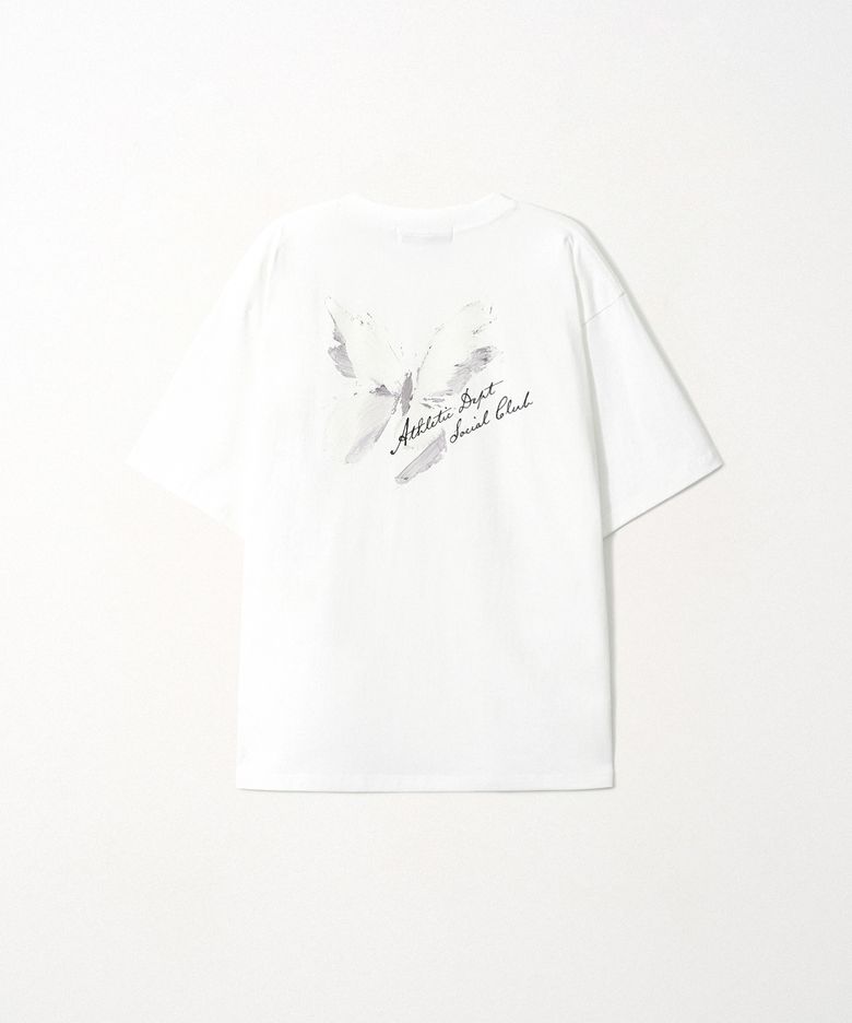 Butterfly Brush T-shirt_White