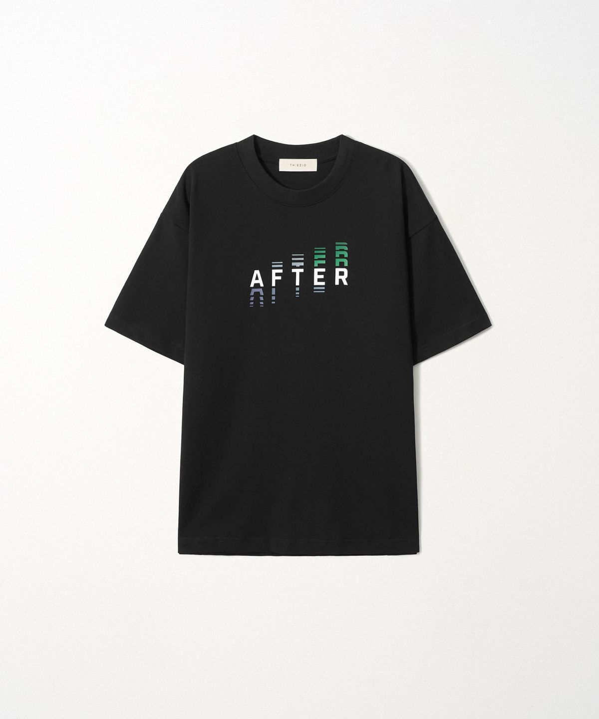 이지오(EZIO) After Gradation Glaphic T-shirt_Black