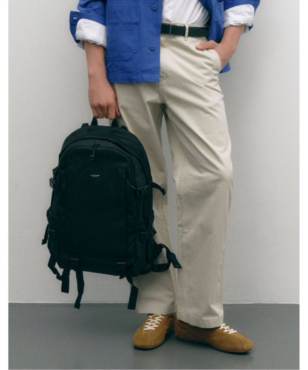 질스튜어트 맨 액세서리(JILLSTUART MEN ACC) 블랙 US 코듀라 캐주얼 백팩 JUBA6F450BK