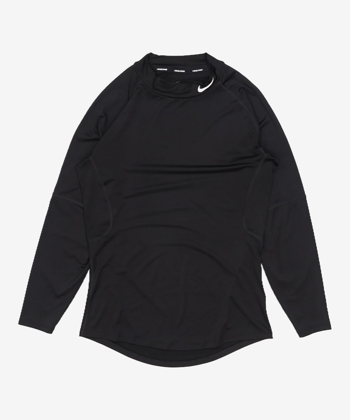 나이키(NIKE) 프로 드라이 핏 피트니스 모크넥 긴소매 탑 M - 블랙:화이트 / FB7909-010 XXL