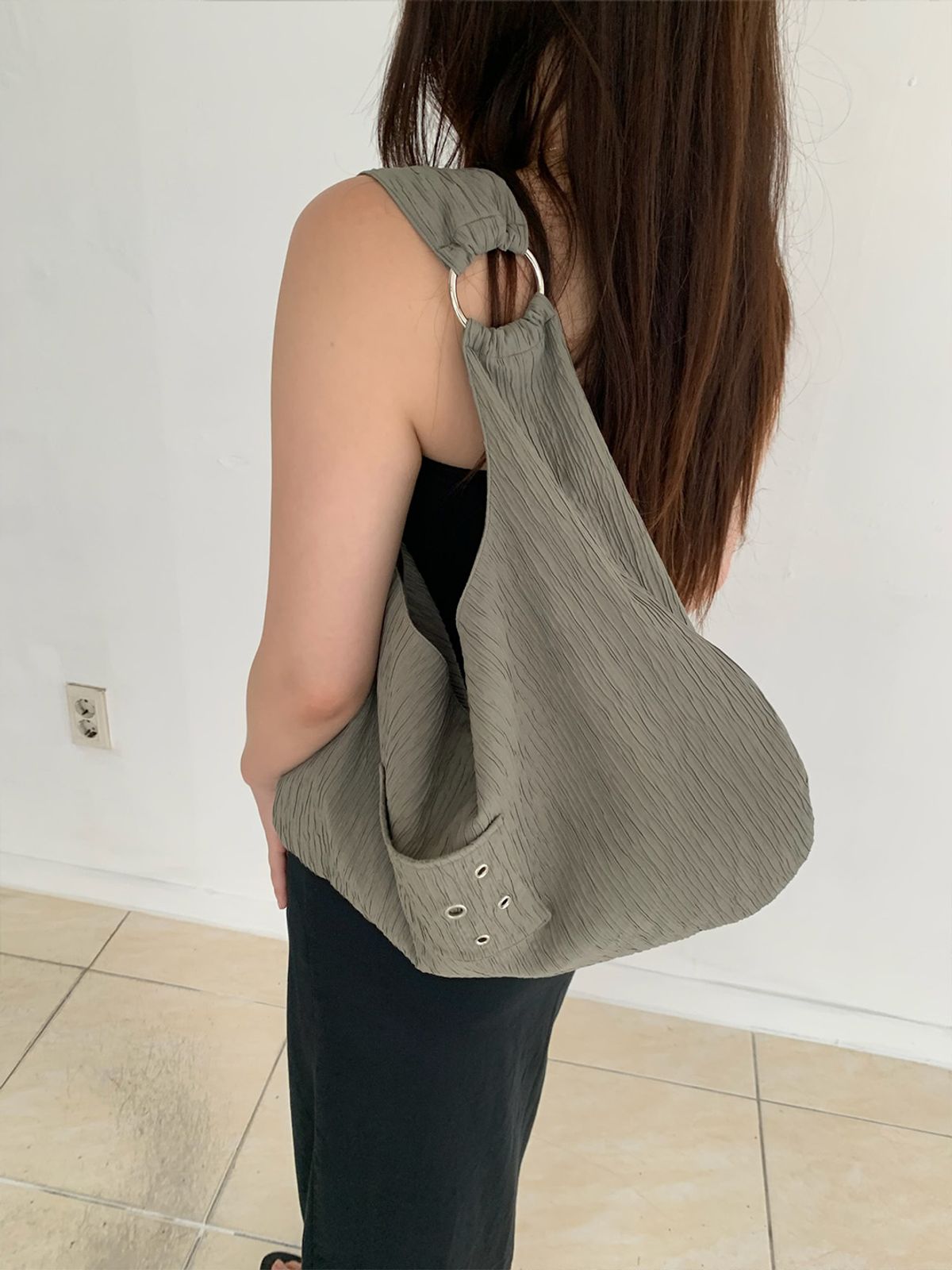 무니쉬(MOONISH) Dune Ring Bag - Olive Grove