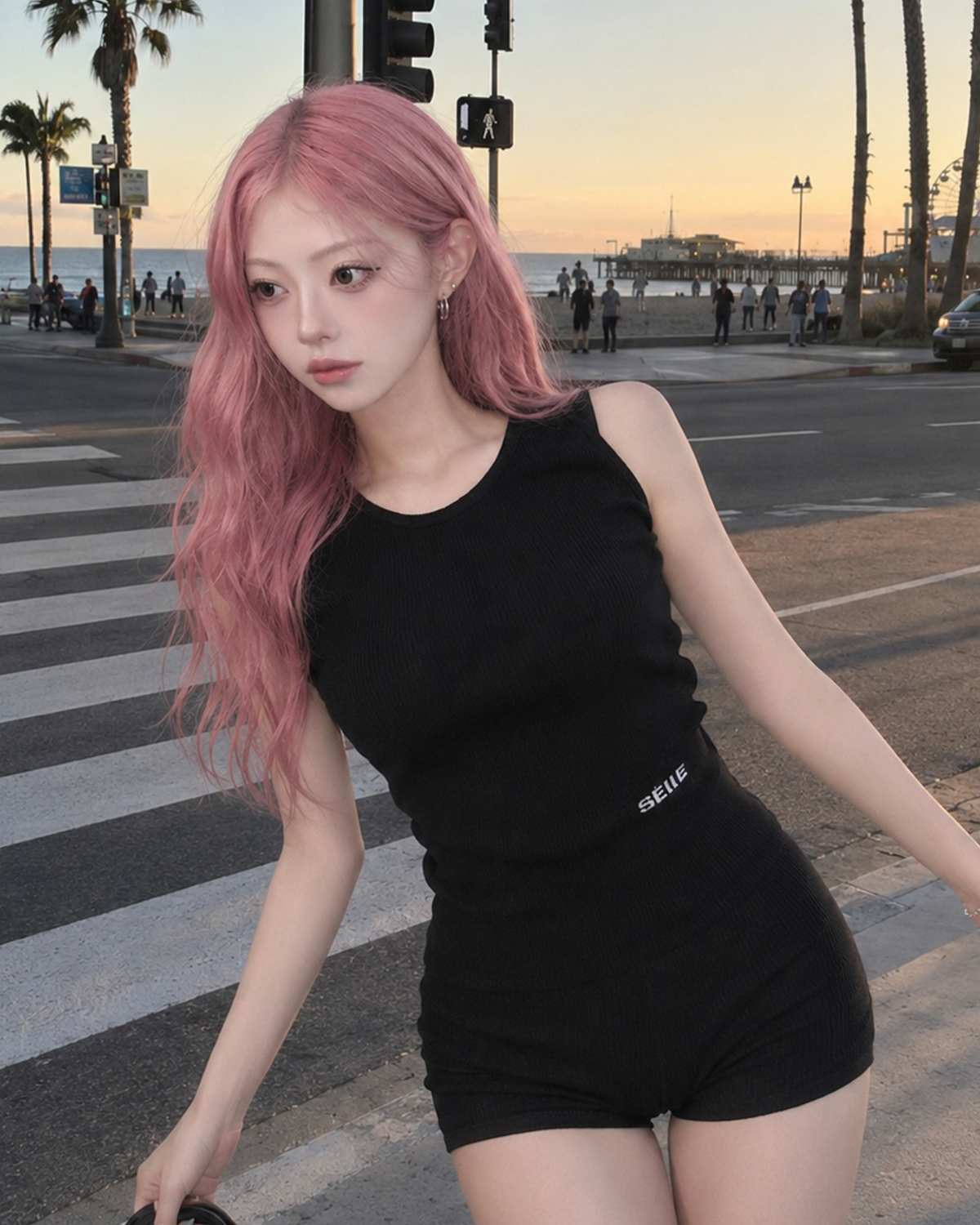 세이에(SEIIE) 세이에 클래식 나시 블랙
