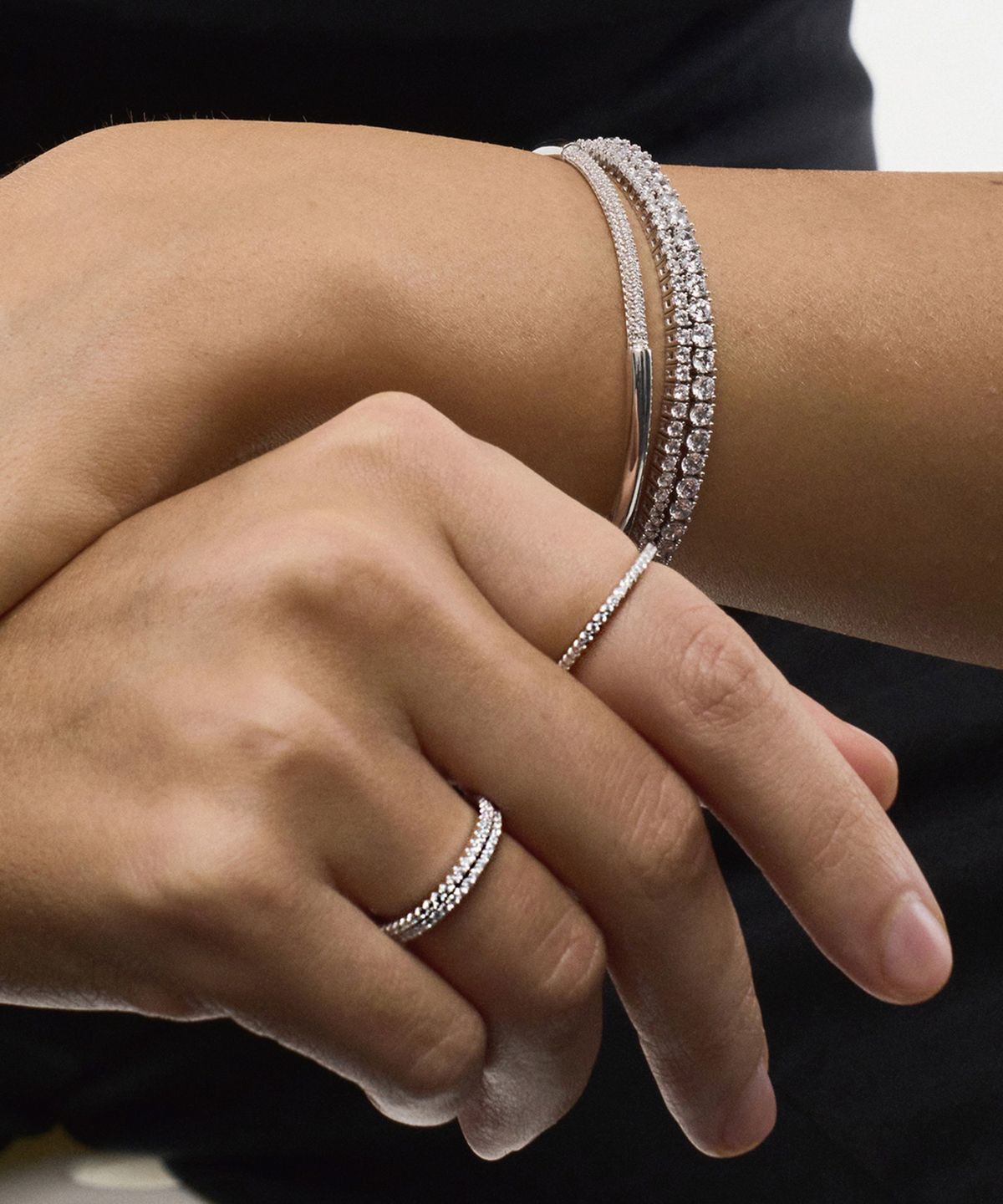 리스(LISSE) [925 SILVER] ESSENTIAL PAVÉ R