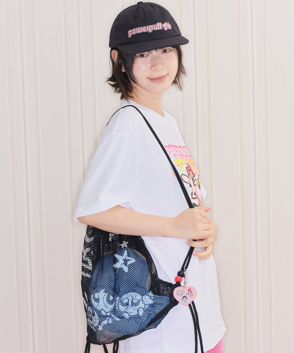 아메스 월드와이드(AMES-WORLDWIDE) PPG MESH GYM SACK BLACK