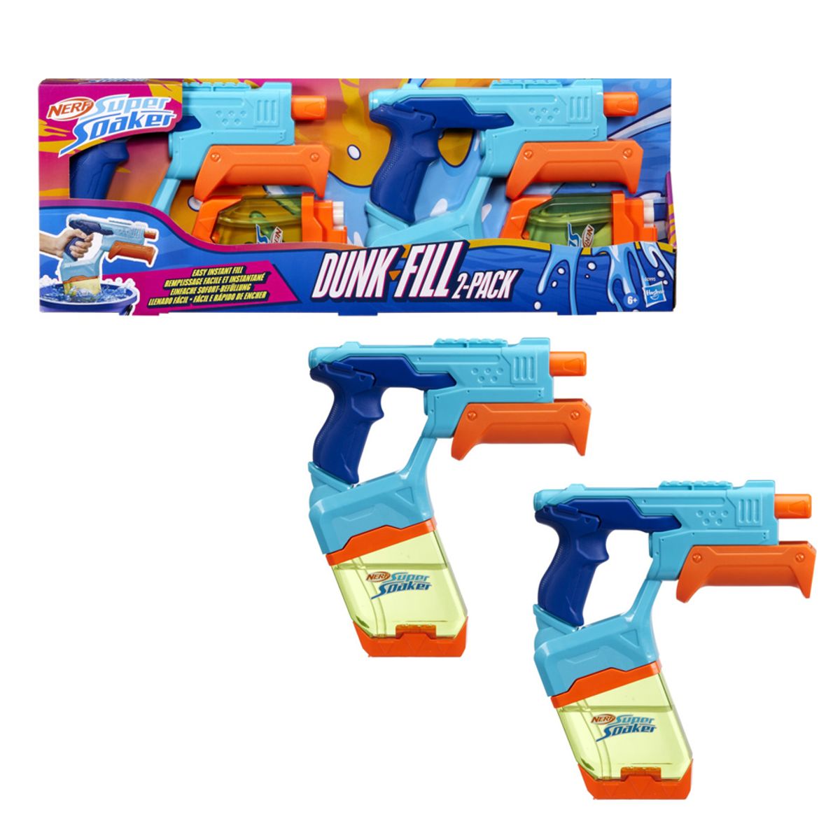 해즈브로(HASBRO) 너프 수퍼소커 덩크필 2팩