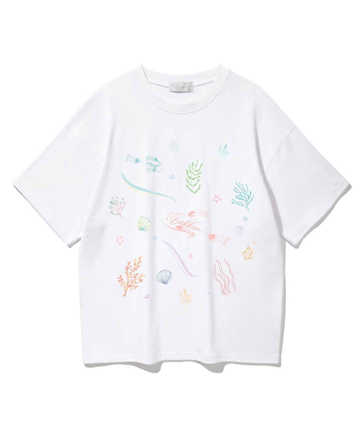 바켄(BAKKEN) [우먼] UNDER THE SEA 반팔티셔츠 BK3967 (2COLOR)