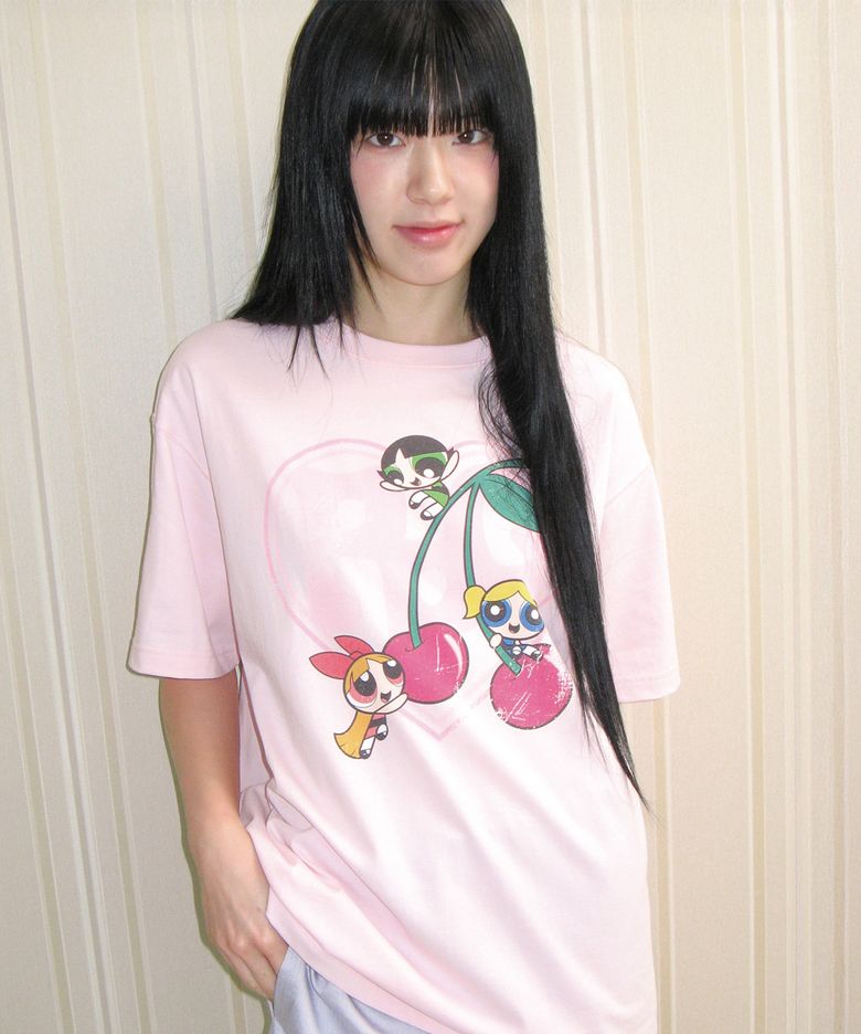PPG HEART CHERRY TEE PINK
