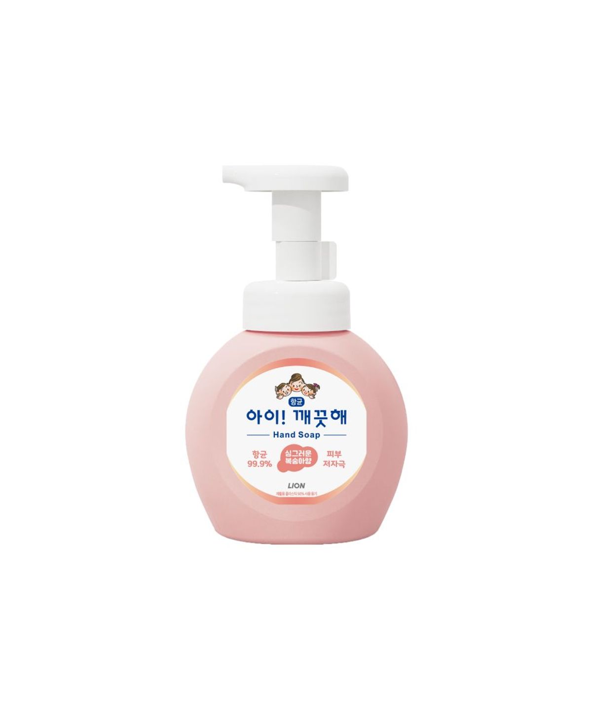 아이! 깨끗해(AIKEKUTE) 핸드워시 용기 복숭아향 250ml