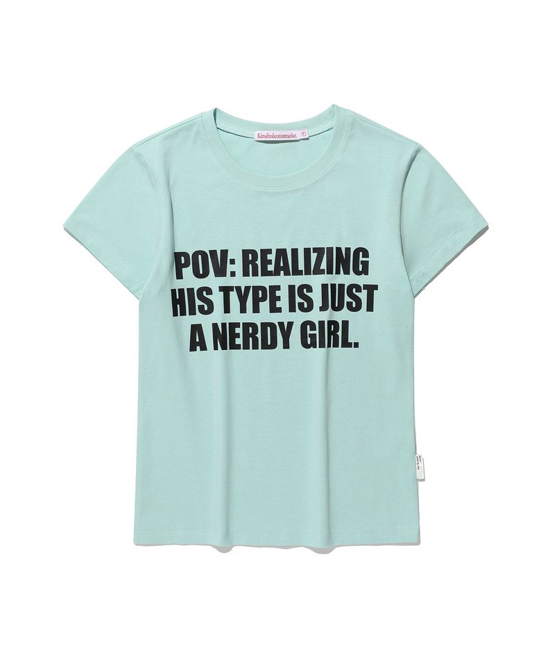 [김샤브칼 X KIMS] Voix Pov Logo Tee Mint