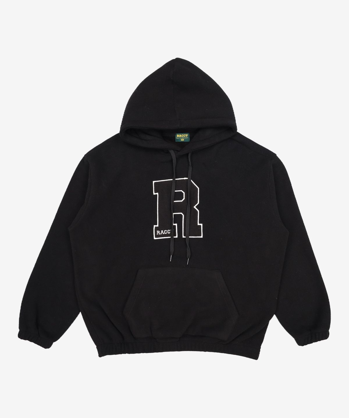 테이크이지(TAKEASY) 헤비후리스 R 로고 오버후드(모카그레이) XL