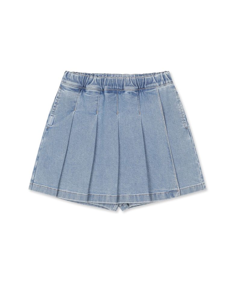 여아 데님 스커트 팬츠(중청) (BLUE)