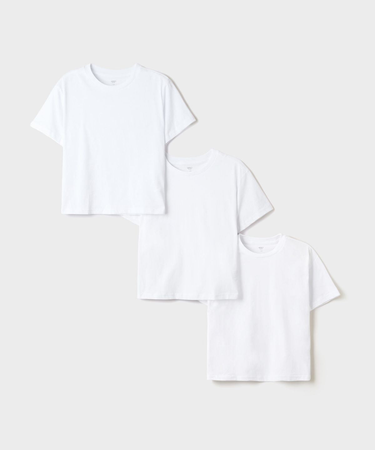 스파오 키즈(SPAO KIDS) [키즈] [3PACK] COOL 레귤러핏 반팔티_C(White)_SPRWG49KU9