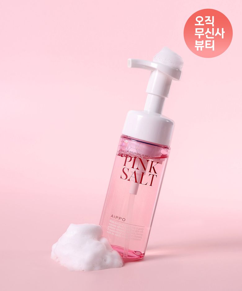 핑크솔트 약산성 버블 클렌저 155g 1개
