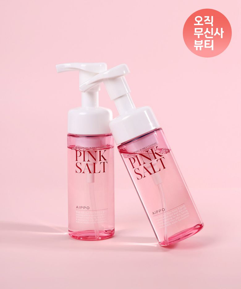 핑크솔트 약산성 버블 클렌저 155g 2개