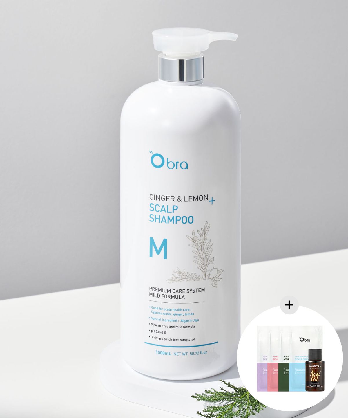오브라(OBRA) 진저 앤 레몬 샴푸 모이스처 1500ml