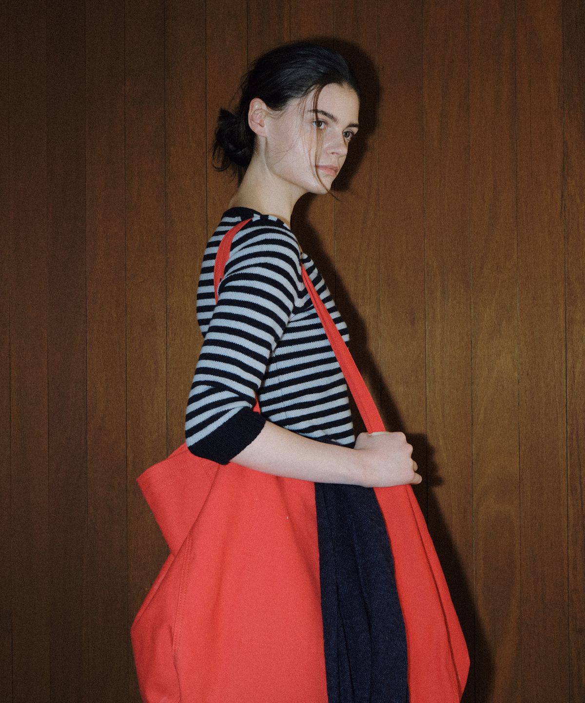 108파운드(108POUND) Palette V-Neck Knit_Stripe Navy