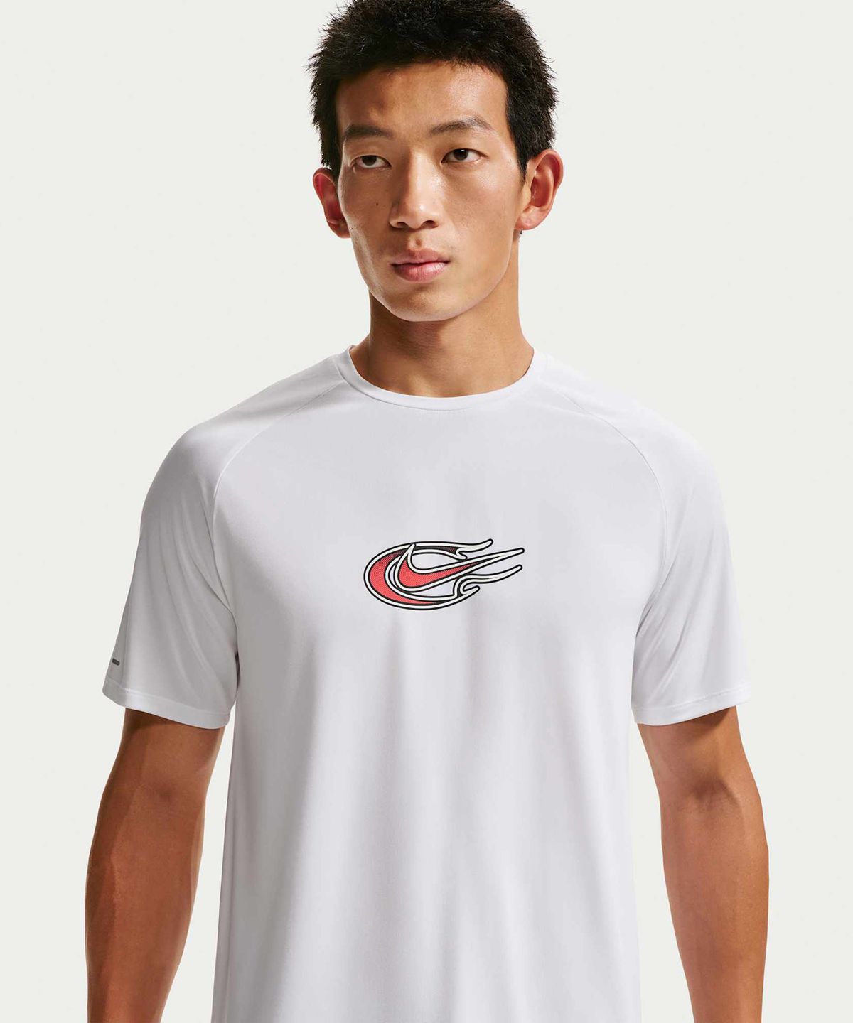 나이키(NIKE) 스트라이드 드라이 핏 ADV 반소매 러닝 탑 M - 화이트 / IO1418-100
