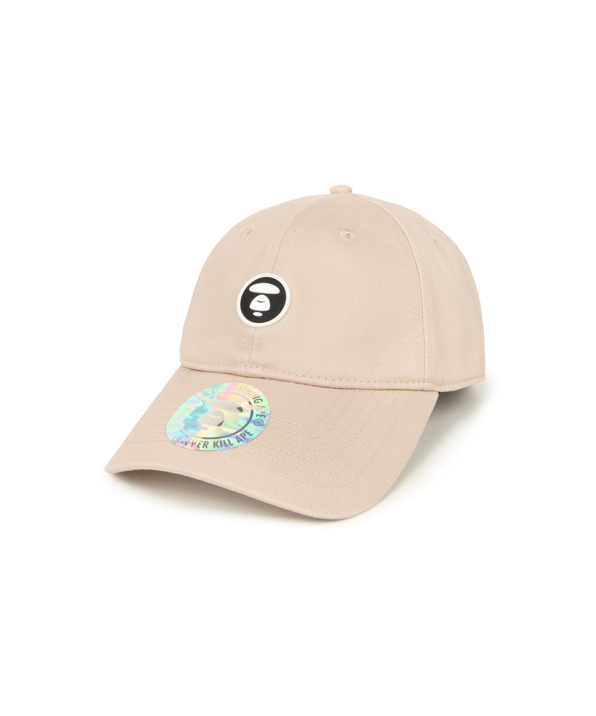 에이프(AAPE) AAPE NOW 문페이스 로고 캡 베이지 / AAPCPM4865XXQBGL