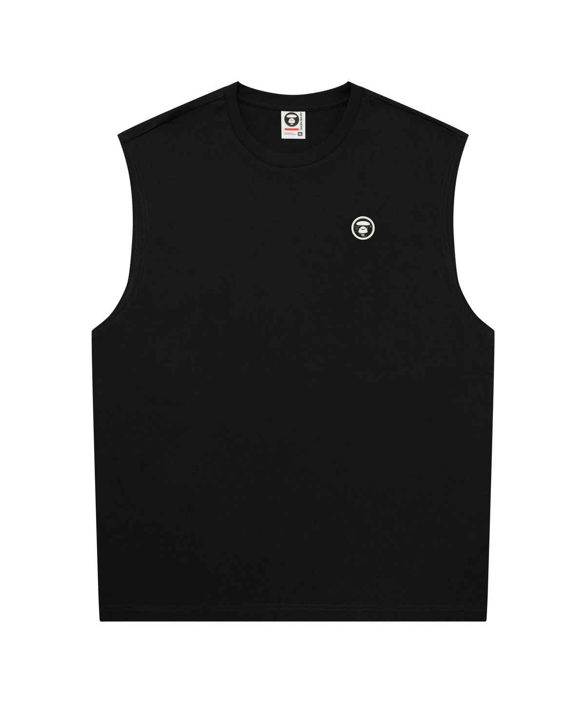 에이프(AAPE) AAPENOW 문페이스 탱크탑 블랙 / AAPTKM1805XXQBKX