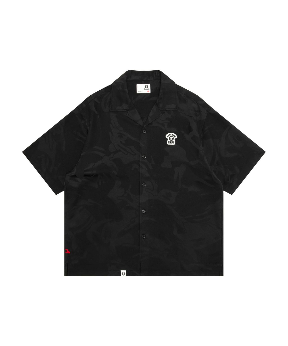 에이프(AAPE) AAPE NOW 숏 슬리브 셔츠 블랙 / AAPSRM8567XXQBKX