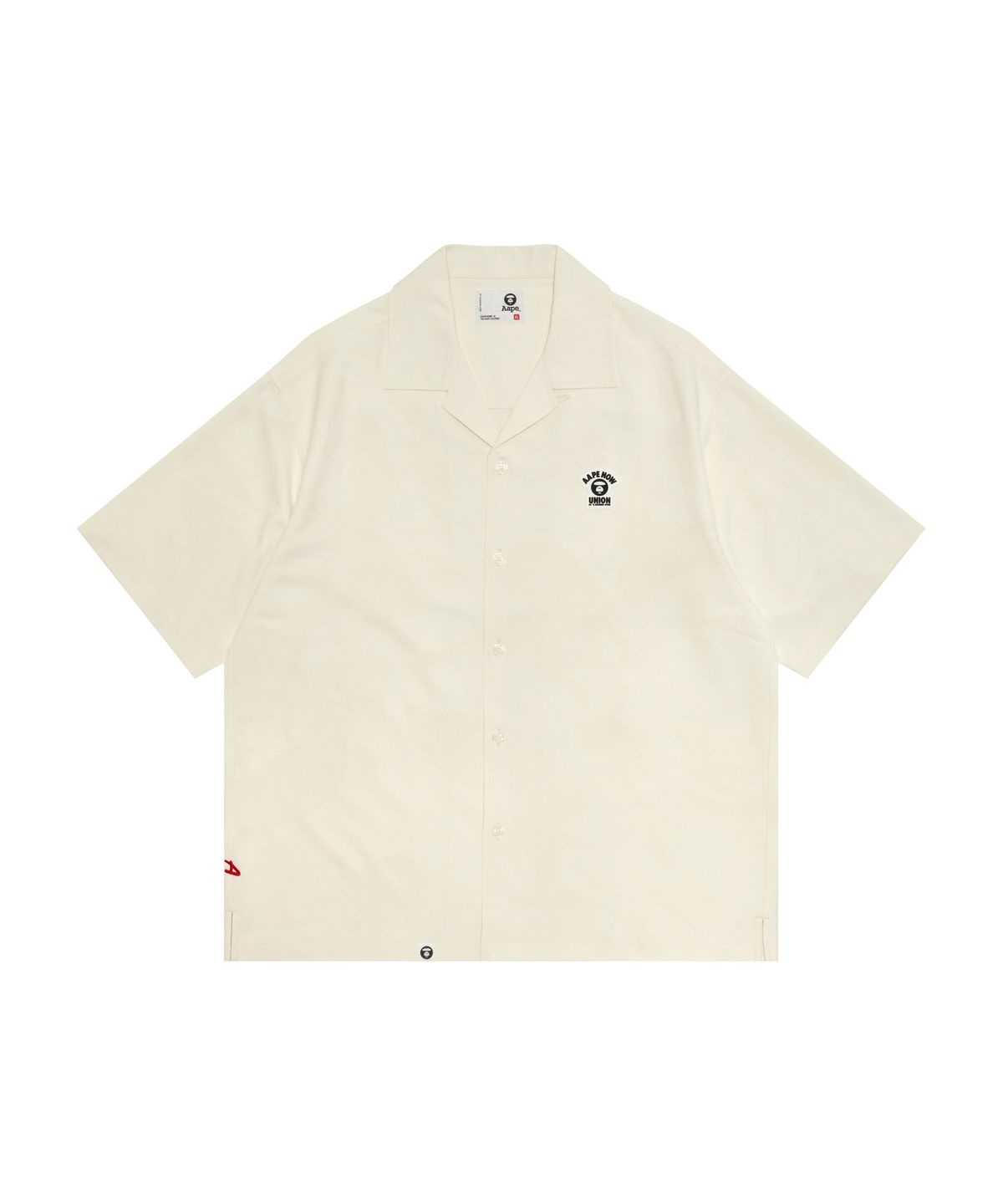 에이프(AAPE) AAPE NOW 숏 슬리브 셔츠 아이보리 / AAPSRM8567XXQIVX