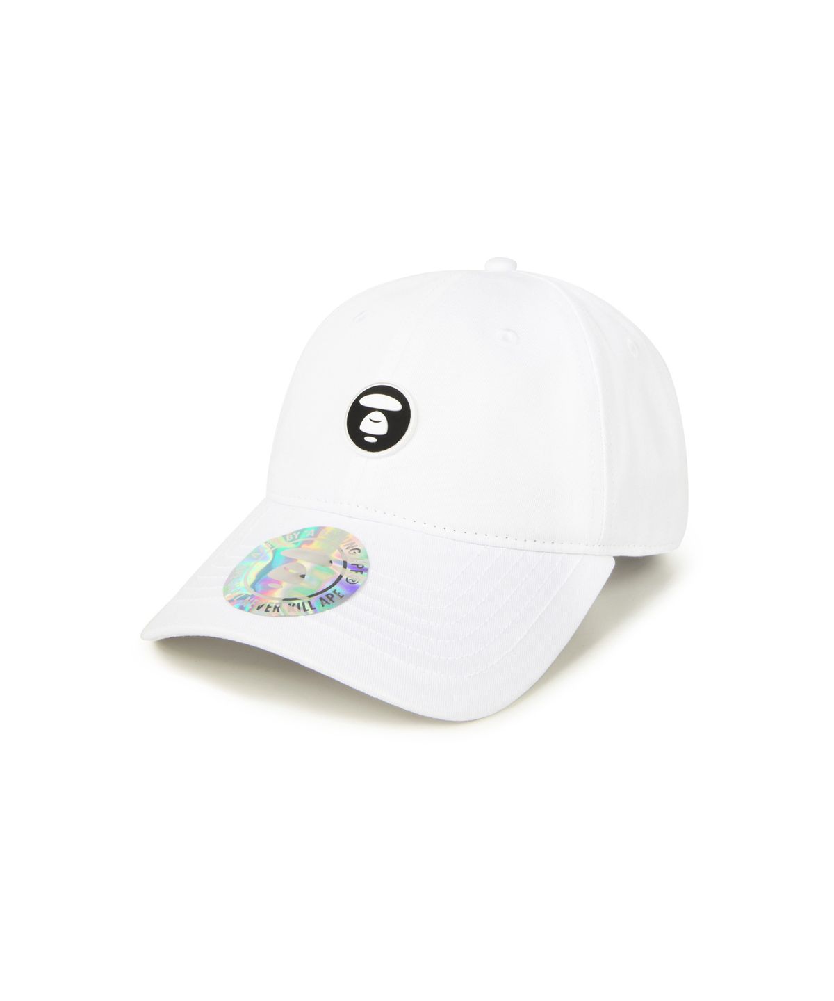 에이프(AAPE) AAPE NOW 문페이스 로고 캡 화이트 / AAPCPM4865XXQWHX