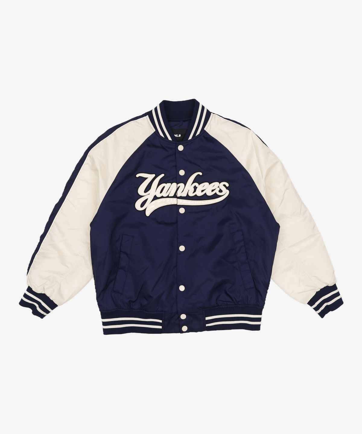 엠엘비(MLB) 나일론 앞그래픽 바시티자켓 NY (Black) S