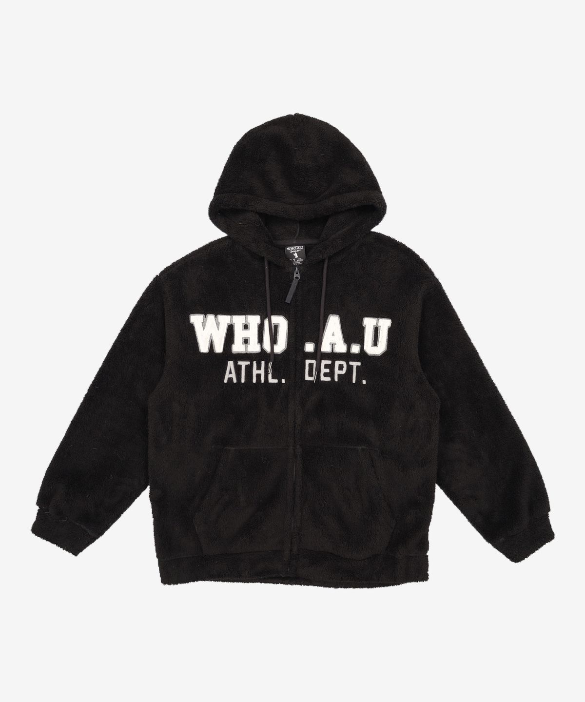 후아유(WHO.A.U) 퍼플리스 시그니처패치집업 WHMZA4T11U S