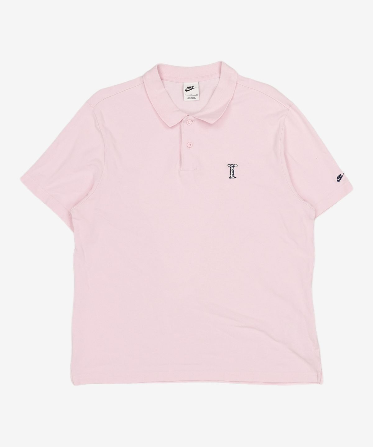 나이키(NIKE) 폴로 반소매 승리의 여신 패치 티셔츠 M - 핑크 폼:미드 나이트 네이비 / HJ6988-663 XL