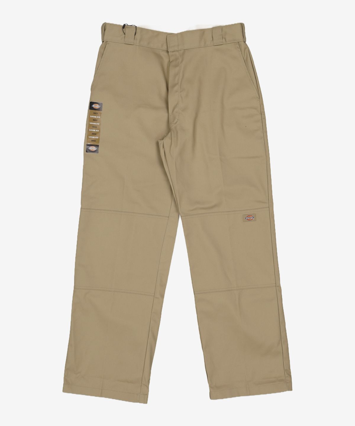 디키즈(DICKIES) 더블니 85283 루즈핏 워크팬츠 Khaki 36