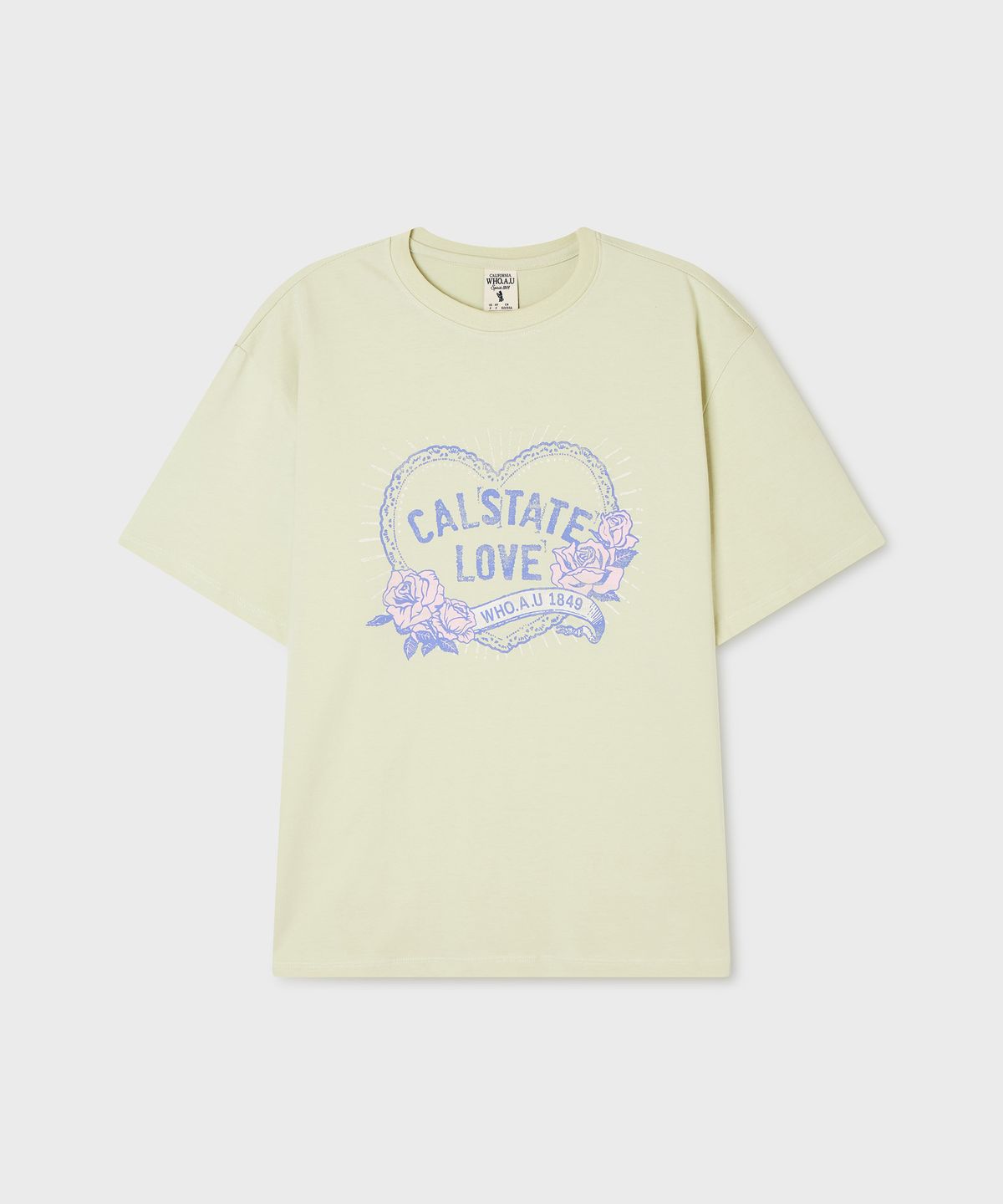 후아유(WHO.A.U) Calstate Love T-shirt(F) / WHRPG3798F