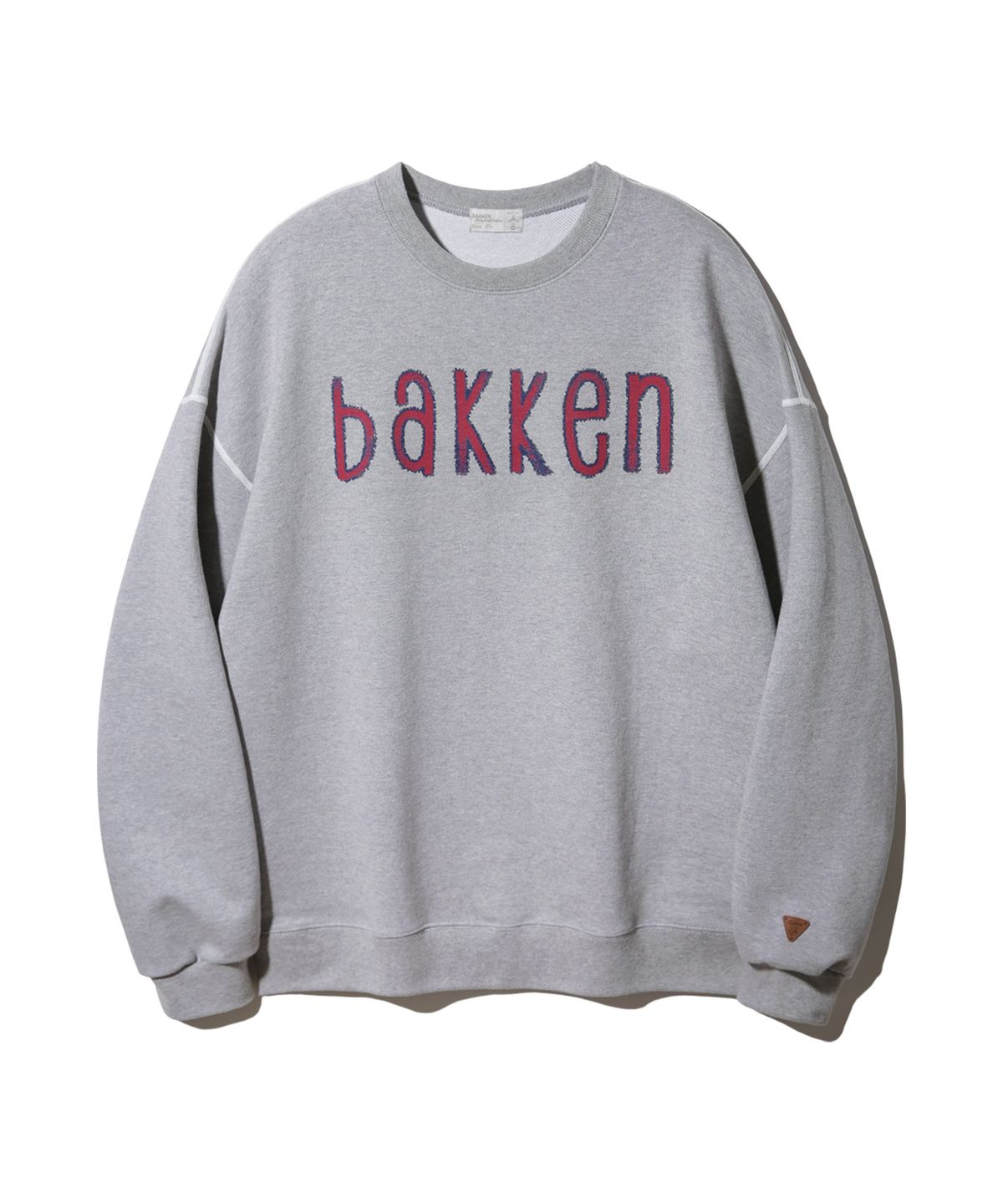 바켄(BAKKEN) [MEN] 크랙 레터링 스웻 셔츠 BK5964 (4COLOR)