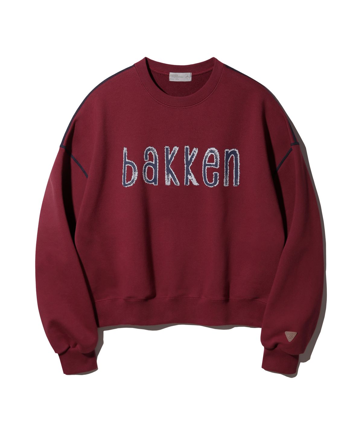 바켄(BAKKEN) [우먼]크랙 레터링 스웻 셔츠 BK5964 (4COLOR)