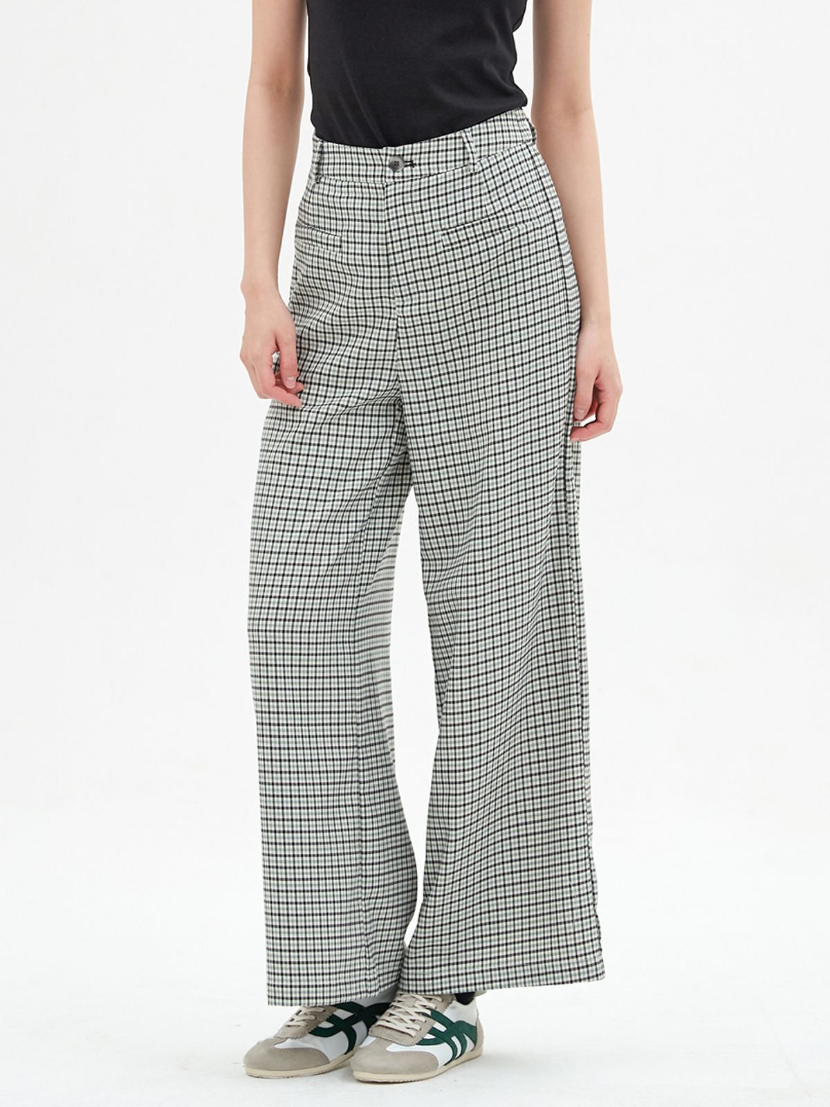 엘씨브이(LCVE) WIDE FIT CHECK PANTS
