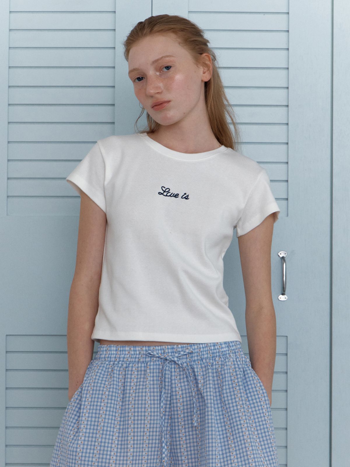 엘씨브이(LCVE) LCVE IS PRINTING T-SHIRTS_IVORY