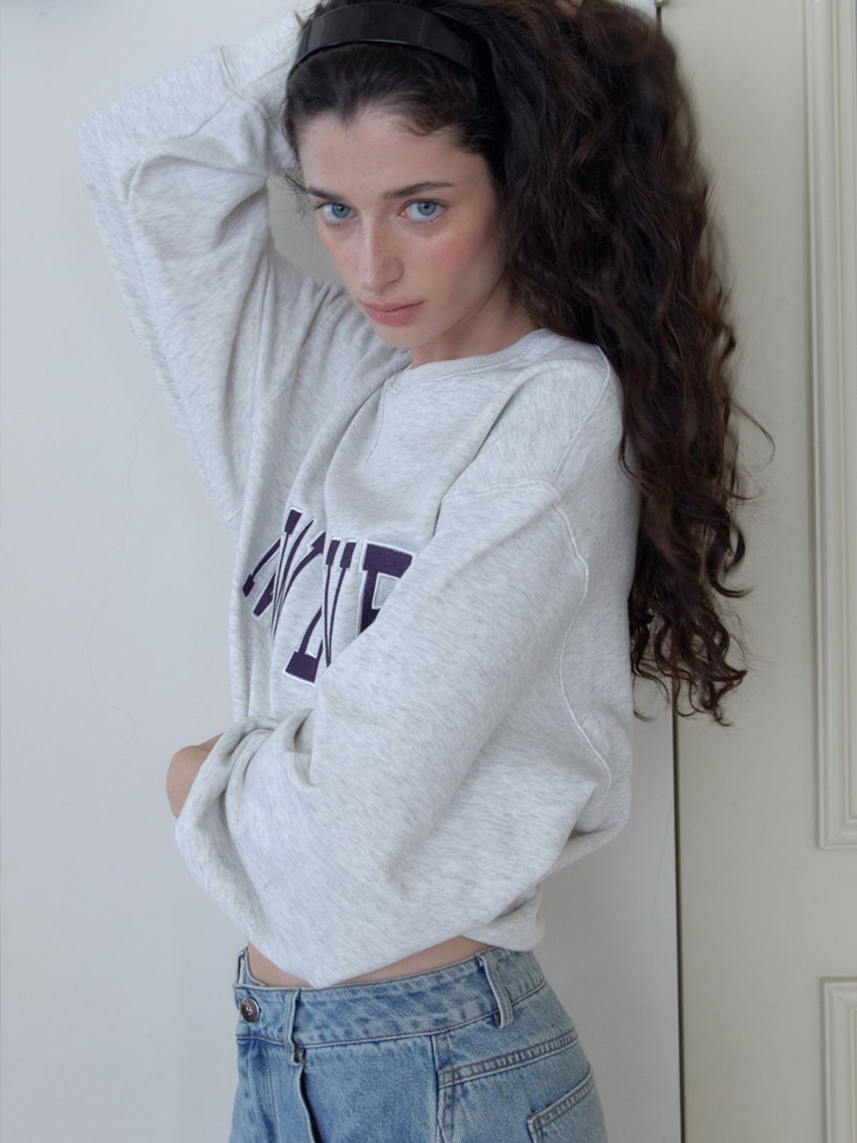 엘씨브이(LCVE) NEW LCVE SWEATSHIRT_OATMEAL