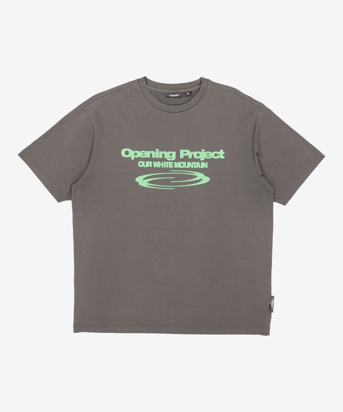 오프닝프로젝트(OPENING PROJECT) Identity T Shirt - Charcoal 3