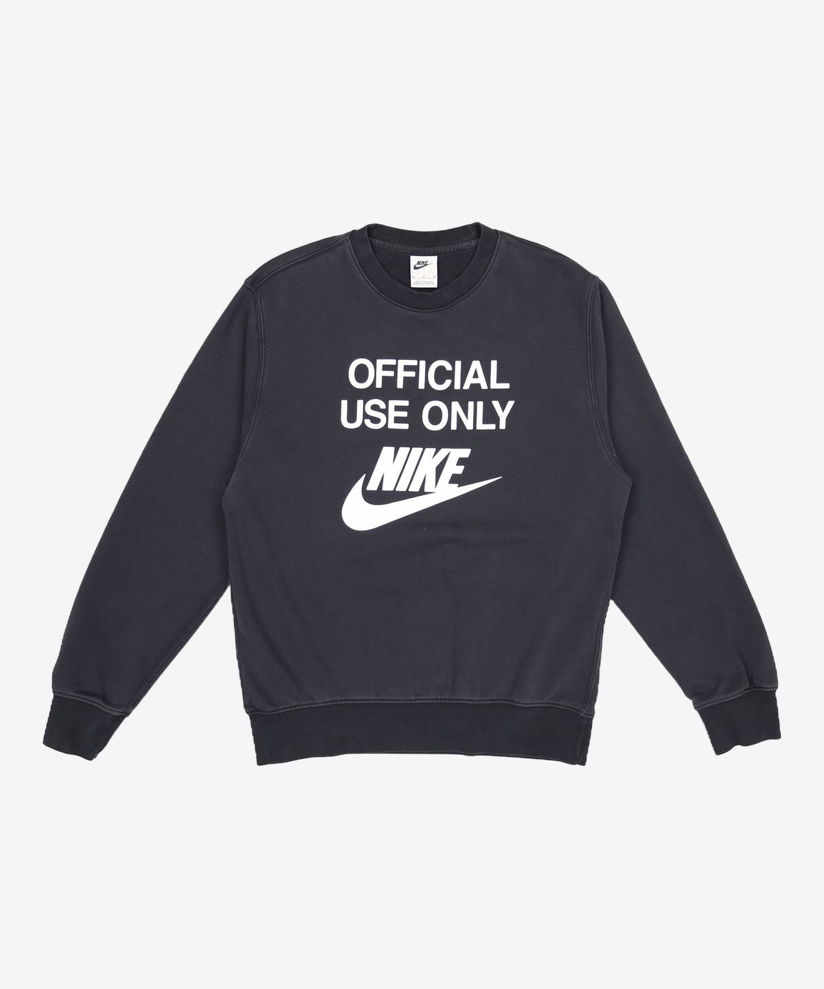나이키(NIKE) 클럽 프렌치 테리 크루 M - 블랙:화이트 / IB8404-010 M