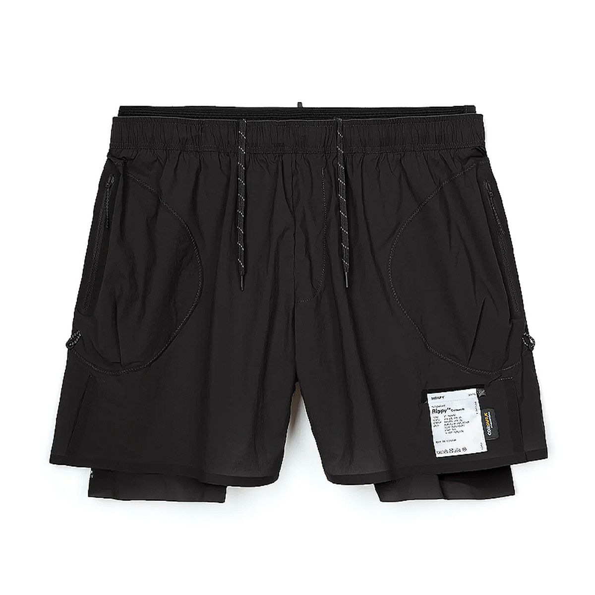 새티스파이(SATISFY) Rippy Cordura 5IN Trail Shorts Black(1205200000)